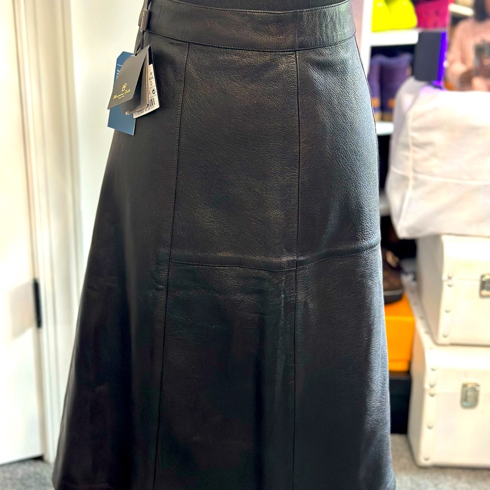 Mossimo Dutti Leather Skirt size M